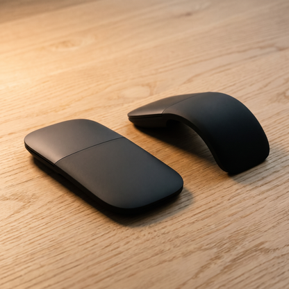 The Curve — folds flat, curves to work