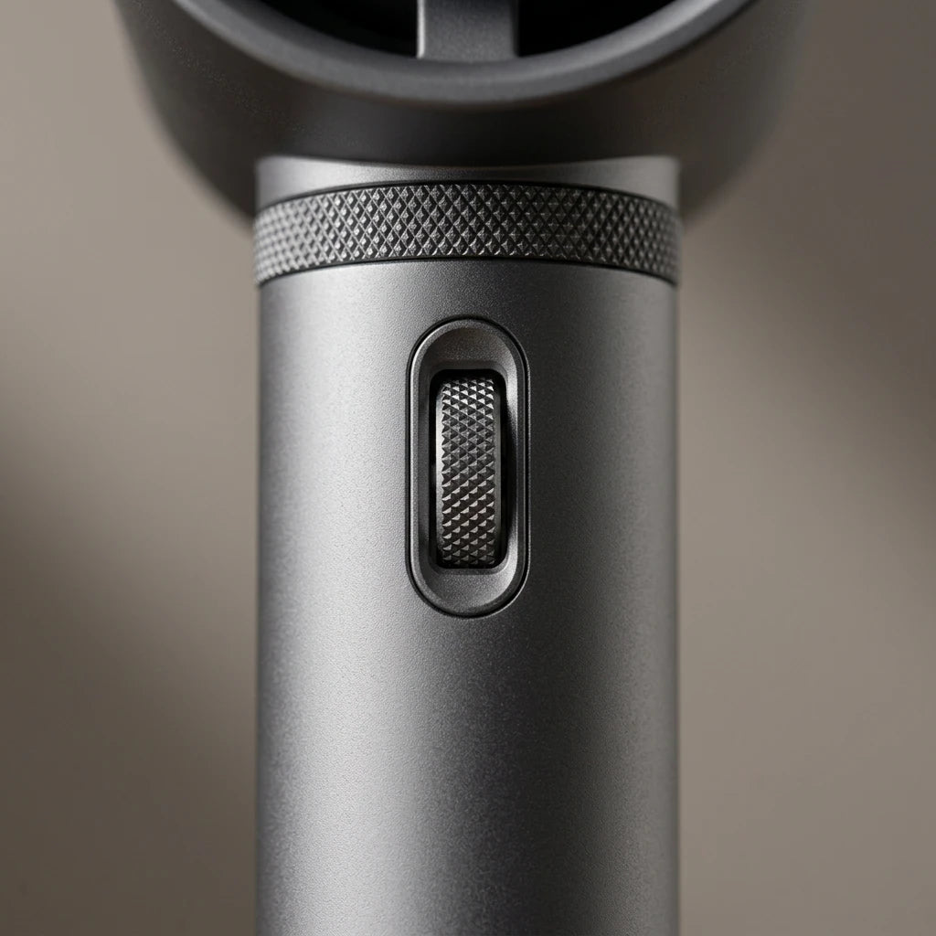 The Gust — knurled thumb-wheel and neck ring