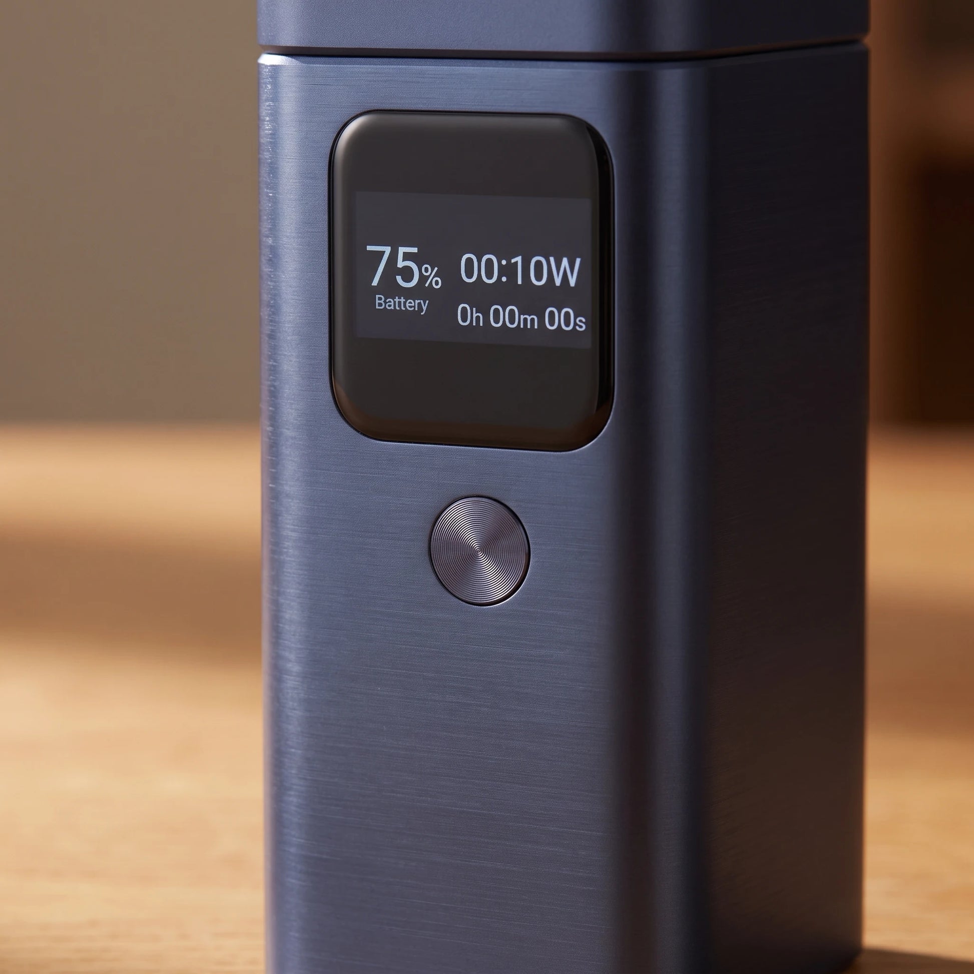 The Core's live TFT screen and round mode button
