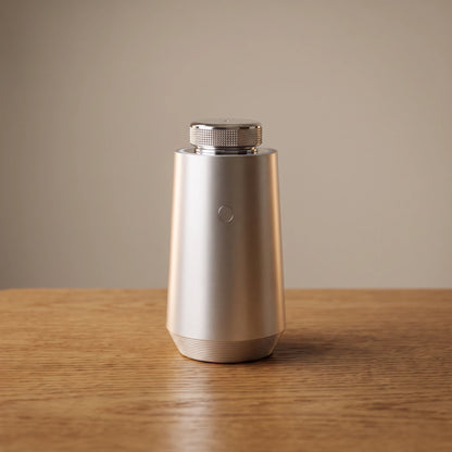 The Mist in Brushed Silver — front view